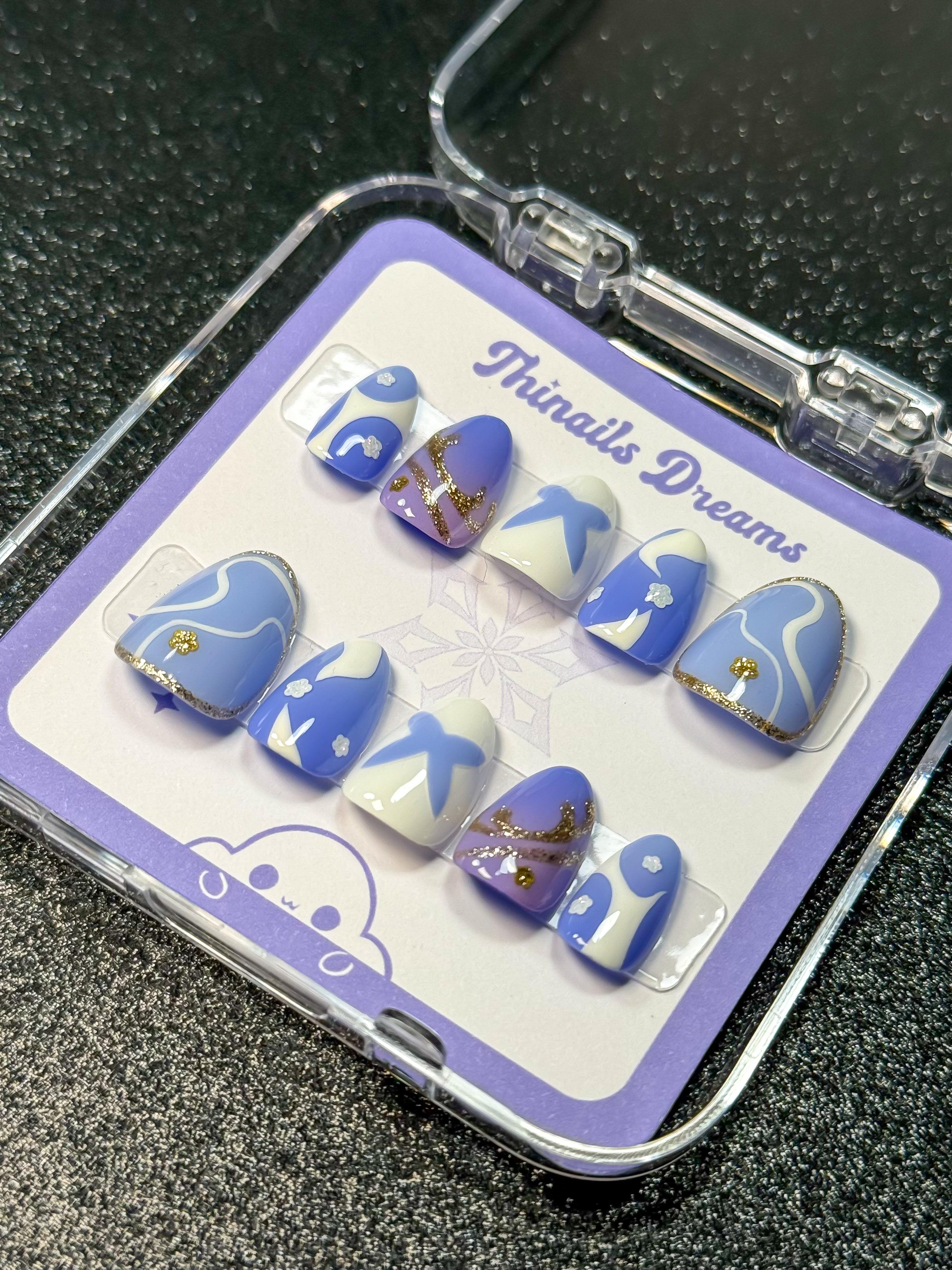 Ayaka - Edition Limitée - Press-on Nails Thinails Dreams