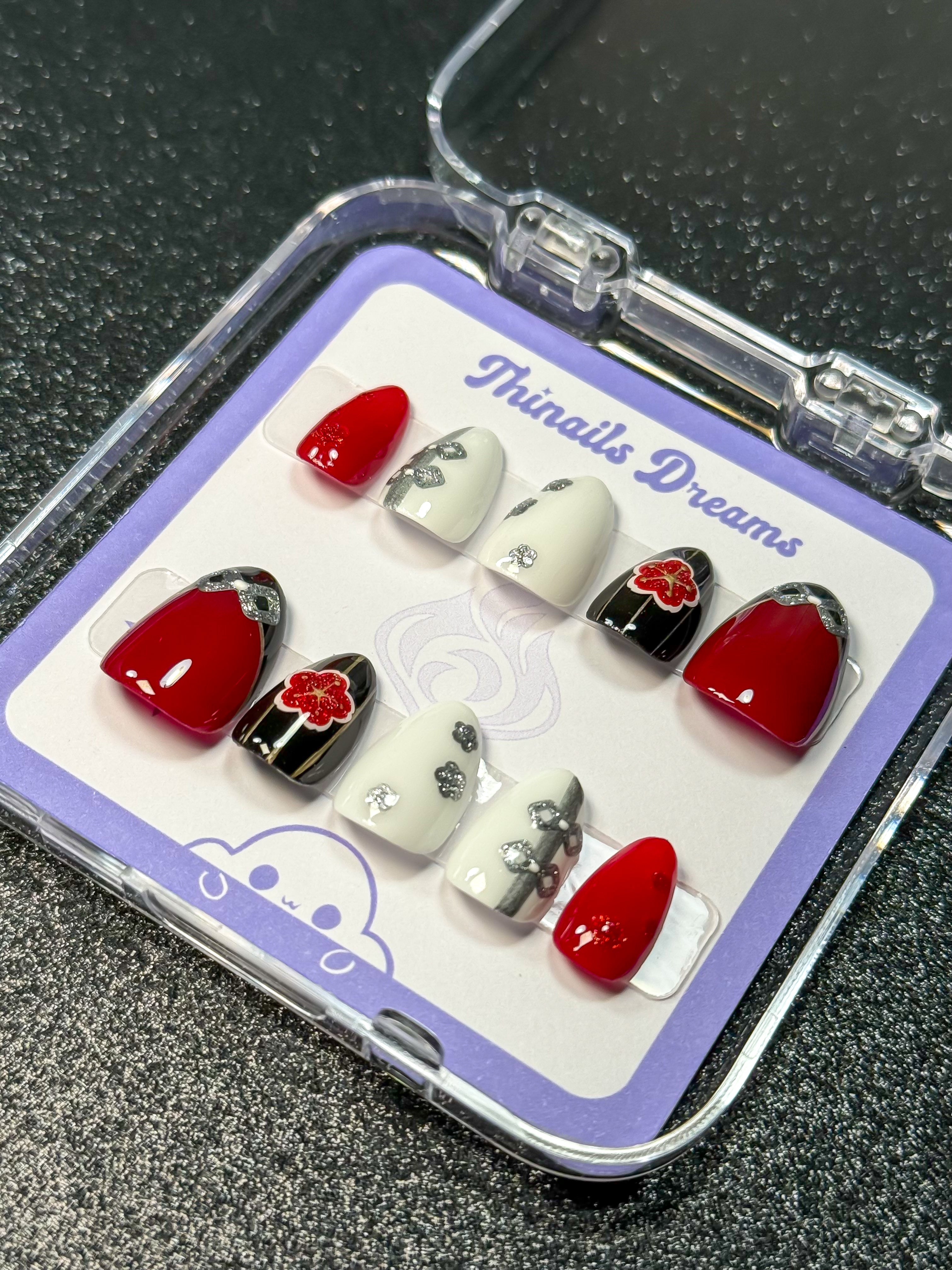 Hu Tao - Edition Limitée - Press-on Nails Thinails Dreams