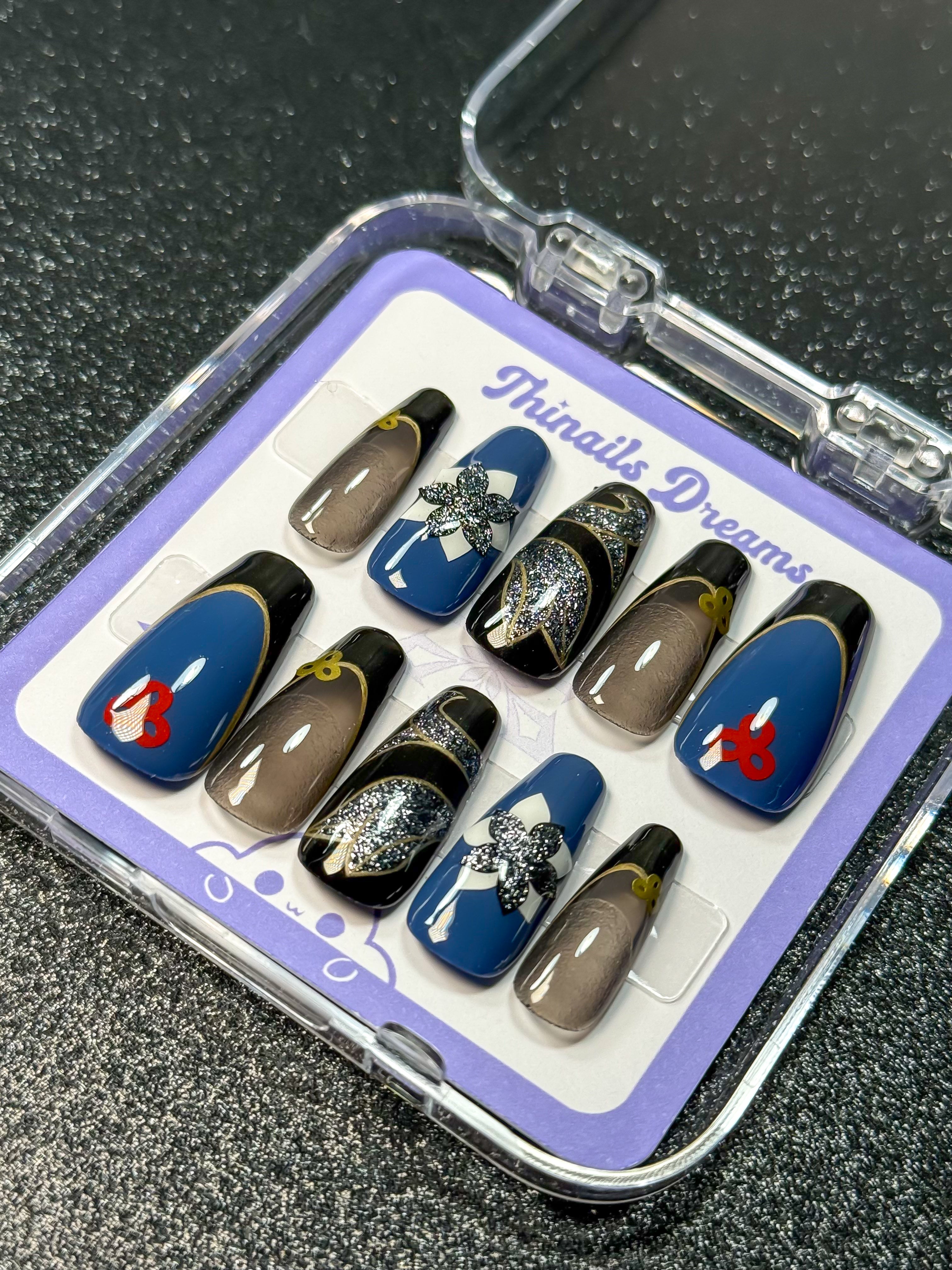 Shenhe - Edition Limitée - Press-on Nails Thinails Dreams