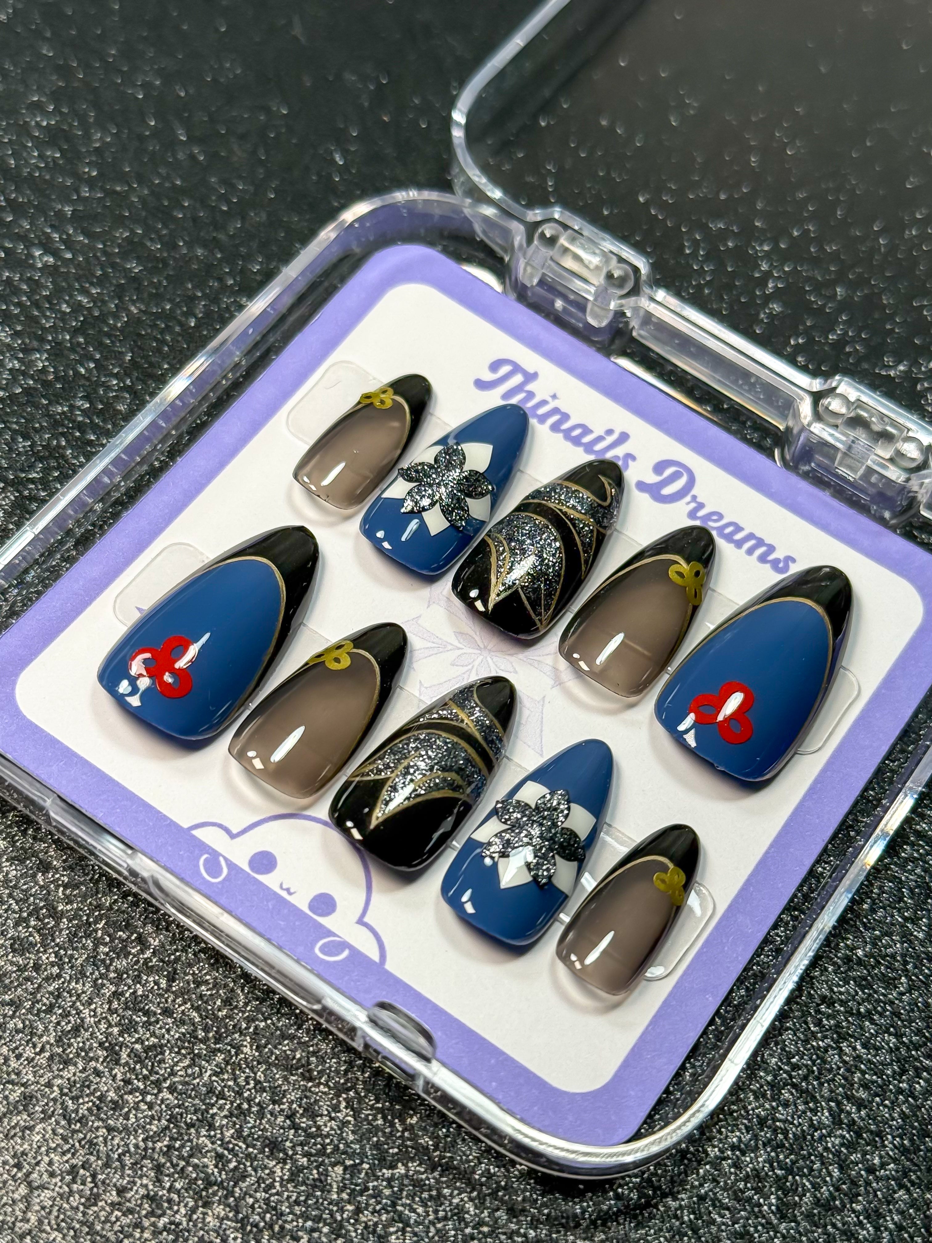 Shenhe - Edition Limitée - Press-on Nails Thinails Dreams