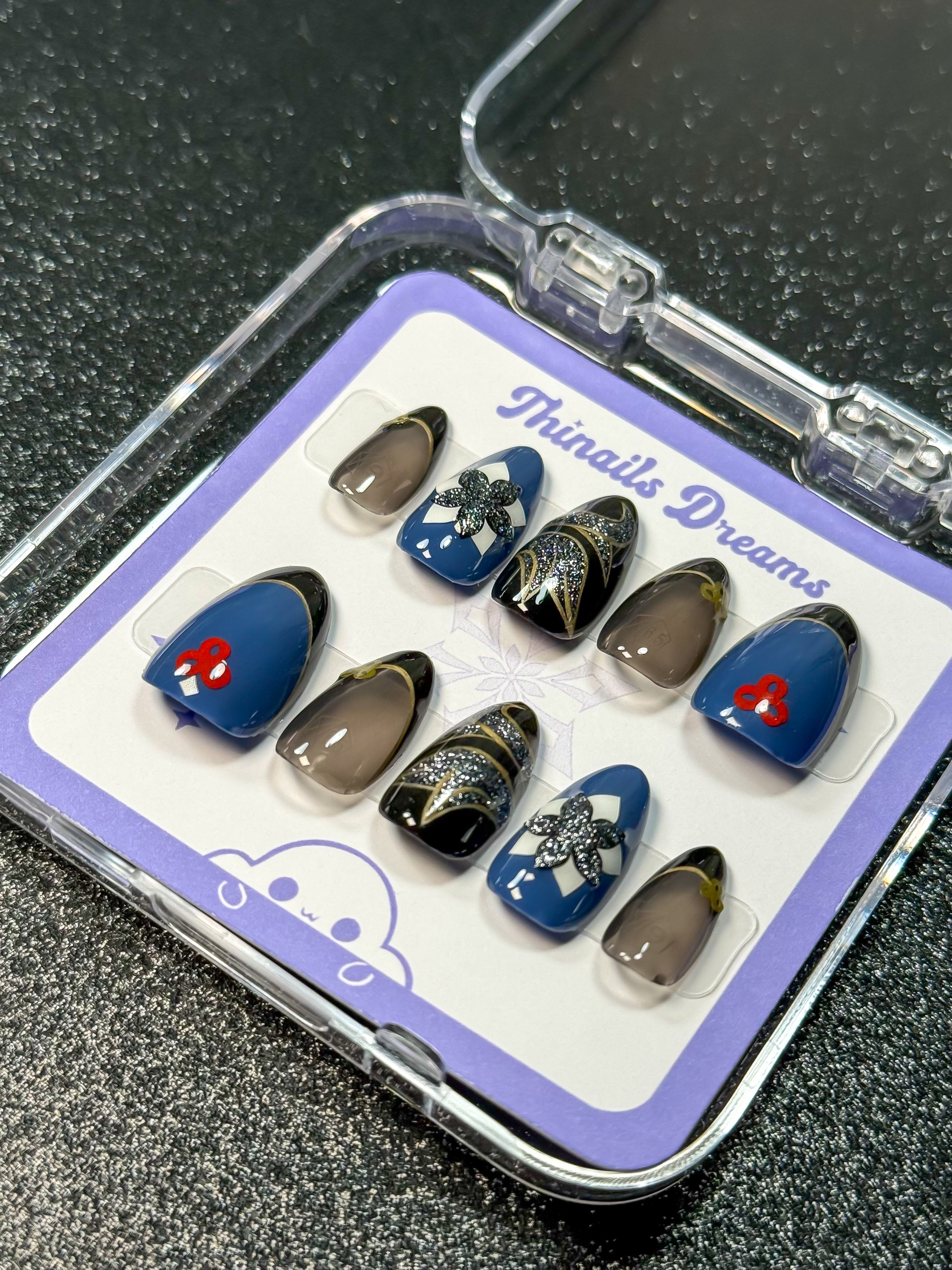 Shenhe - Edition Limitée - Press-on Nails Thinails Dreams