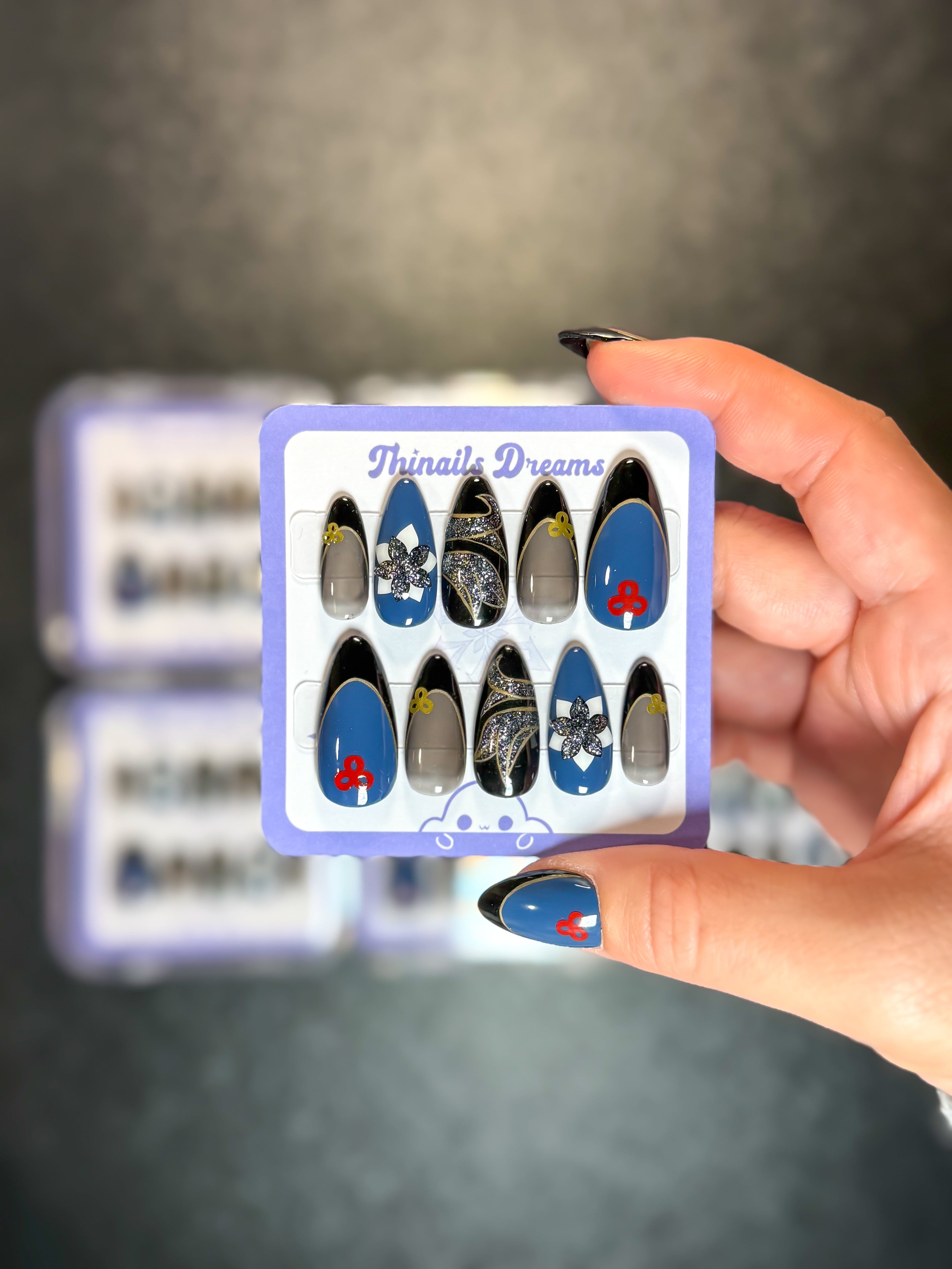 Shenhe - Edition Limitée - Press-on Nails Thinails Dreams