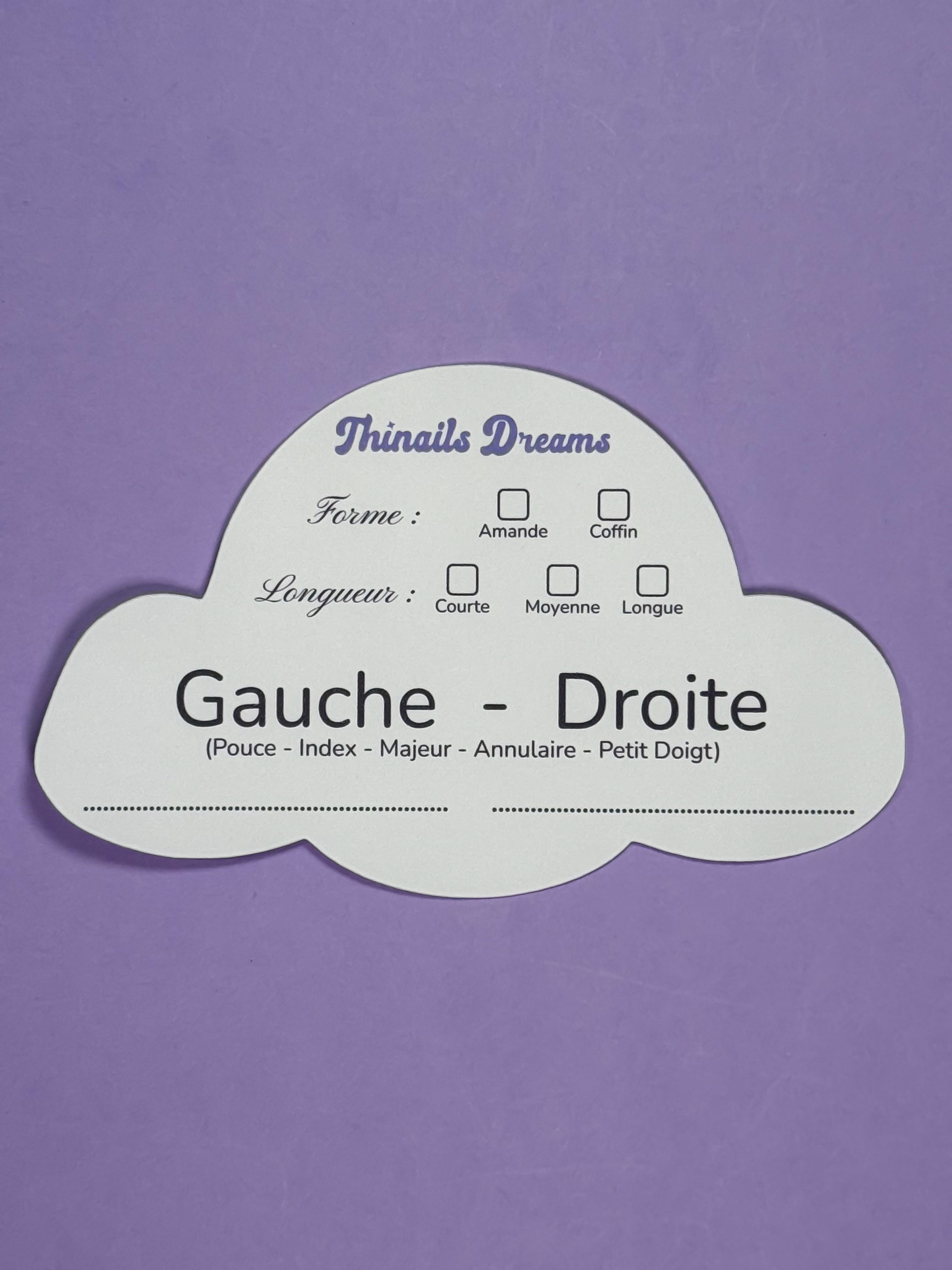 Kit de mesure Thinails Dreams